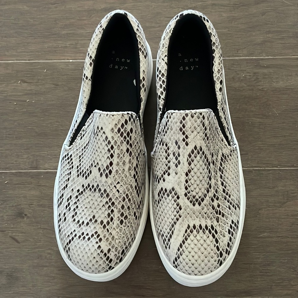 A New Day - Faux Leather Platform Sneakers Shoe